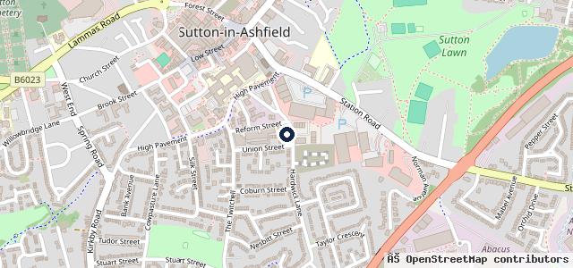 Map showing the location of Hardwick Motor Company Ltd