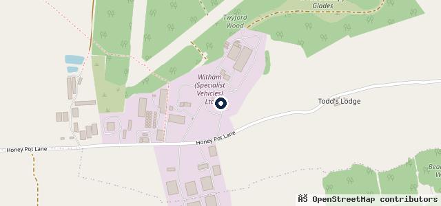 Map showing the location of Witham Specialist Vehicles Ltd