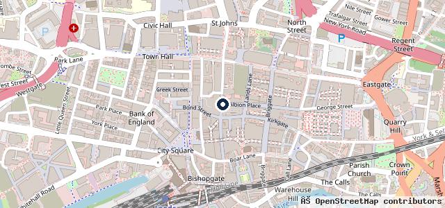 Map showing the location of The Car Wash Company Leeds (Trinity Leeds Shopping Centre)