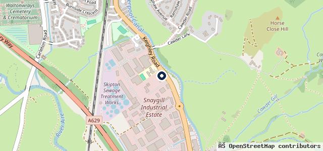 Map showing the location of J N Bentley Ltd