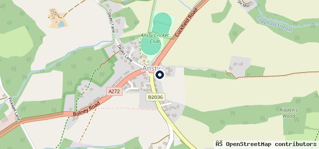 Map showing the location of CMW Ansty