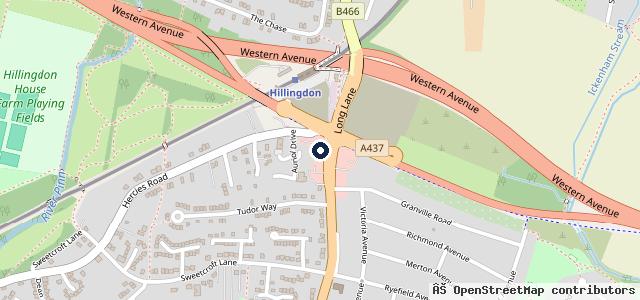 Map showing the location of Slough Cars Grace House
