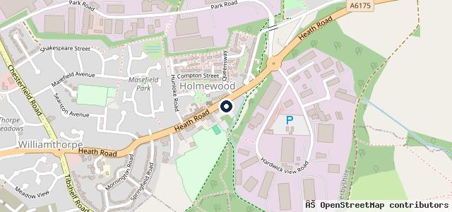 Map showing the location of Holmewood autocare