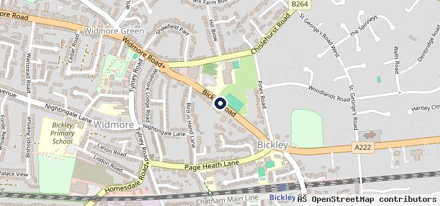 Map showing the location of Hedin Automotive BMW Bromley (Formerly Stephen James BMW)