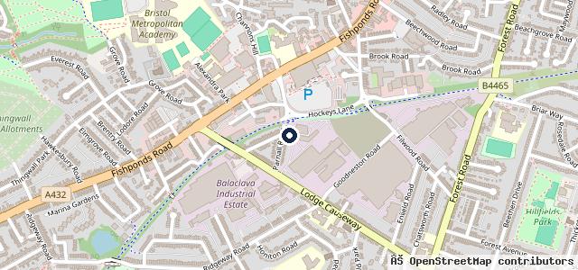 Map showing the location of Parkway Mercedes