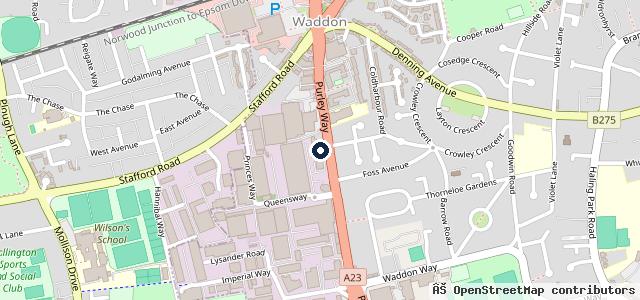 Map showing the location of TOYOTA