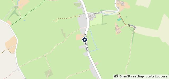 Map showing the location of Broad Town Cars Ltd