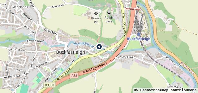 Map showing the location of Dart Garage Ltd