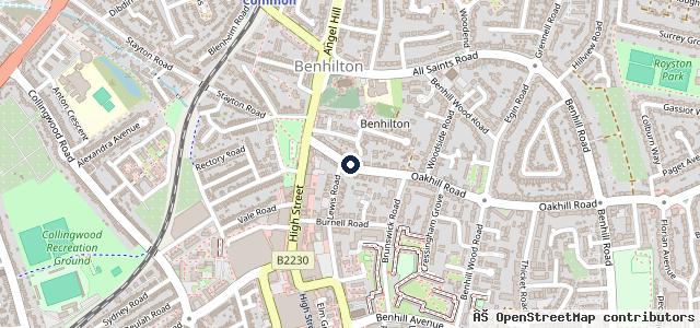 Map showing the location of Threeways Motors