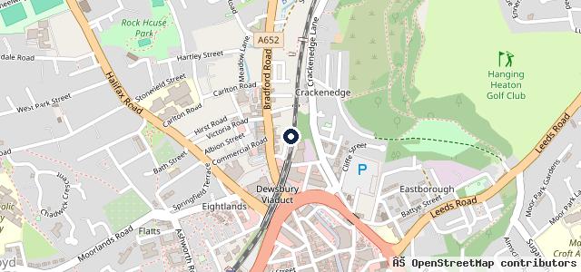 Map showing the location of Manor Garage Dewsbury Ltd