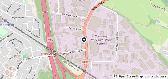 Map showing the location of Prestige Wheels Ltd
