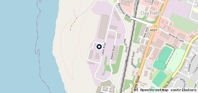 Map showing the location of Engine & Gearbox Services
