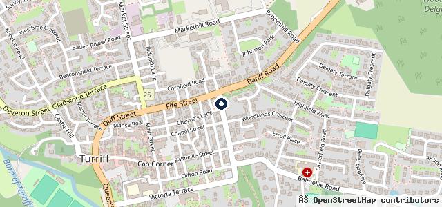 Map showing the location of Central Engineers