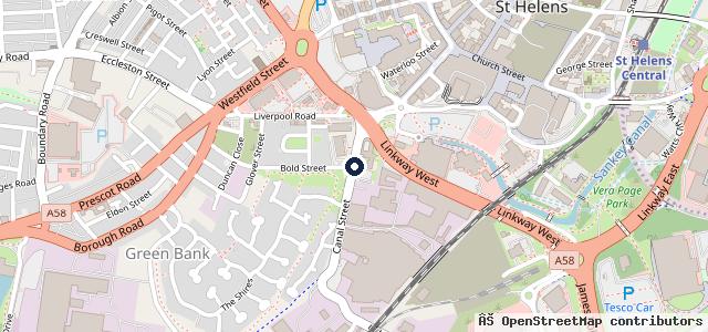Map showing the location of Chapelhouse Suzuki St Helens | Saint Helens
