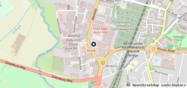 Map showing the location of Saxtons