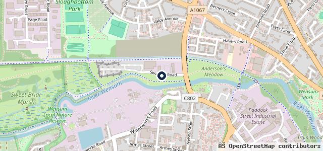 Map showing the location of Dolphin Travel Coach Hire
