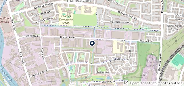 Map showing the location of East London Car & Commercial Ltd