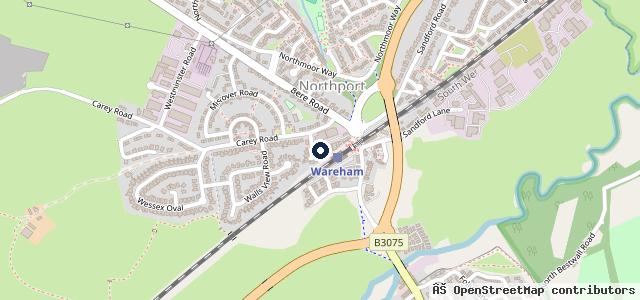 Map showing the location of Dorset Bikes
