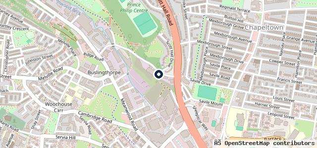 Map showing the location of Leeds Mot Centre - Car Service & Repair