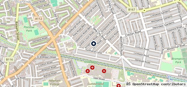 Map showing the location of Ely Auto Care