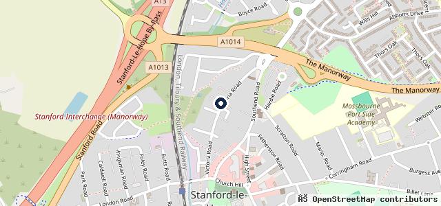 Map showing the location of D Mean Vehicle Services (DMVS)