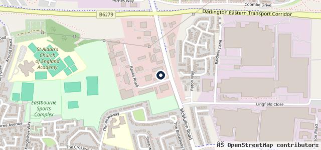 Map showing the location of Fast Fit Express