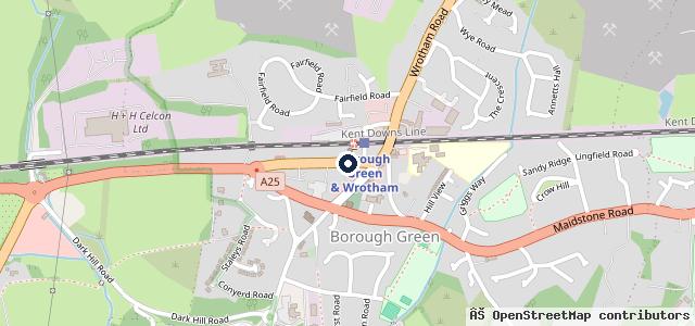 Map showing the location of Foreman Bros Ltd - Forman Ford Sevenoaks