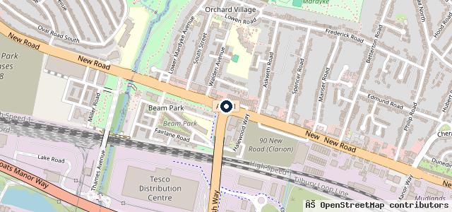 Map showing the location of Full Torque Car Center