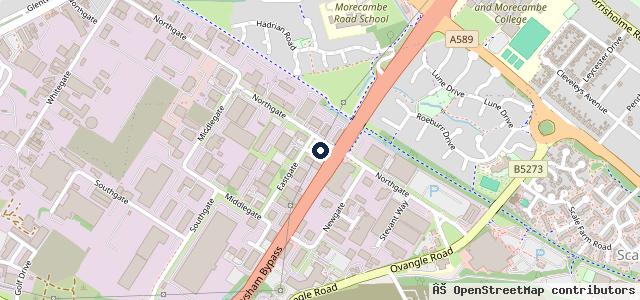 Map showing the location of GMB Auto Services ltd