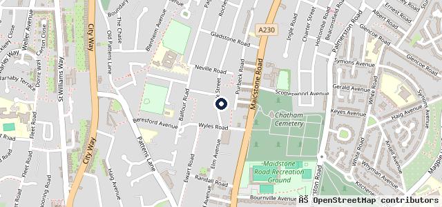 Map showing the location of Hazel Motors Ltd