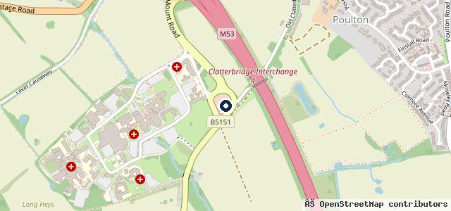 Map showing the location of Drayton Motors