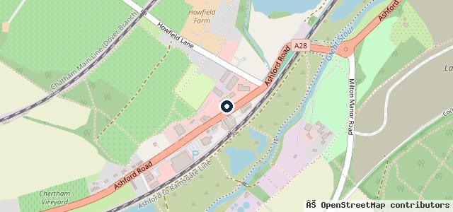 Map showing the location of KAP Motor Group