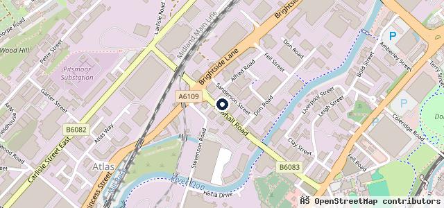 Map showing the location of Atom Detailing - PPF Paint Protection Film & Ceramic Coatings