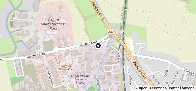 Map showing the location of Lewis Motors (Oxford) LTD