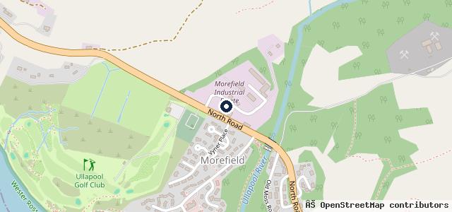 Map showing the location of Bosch Car Service - Lochbroom Garage Services