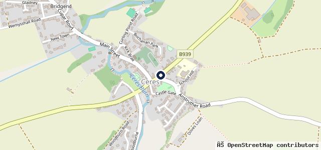 Map showing the location of Loch Garage