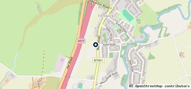 Map showing the location of McFadzean Motor Engineering Ltd