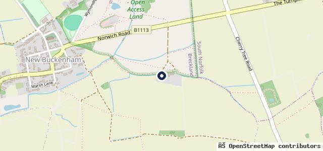 Map showing the location of Mill House Garage