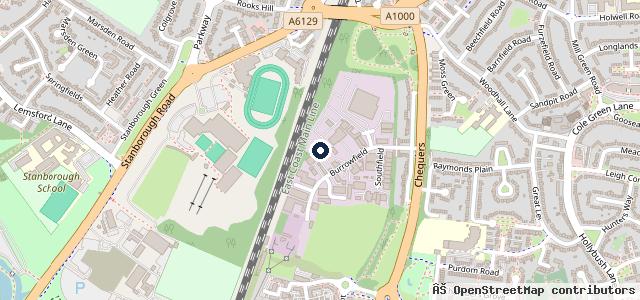 Map showing the location of Mot Your Car And Bike Ltd