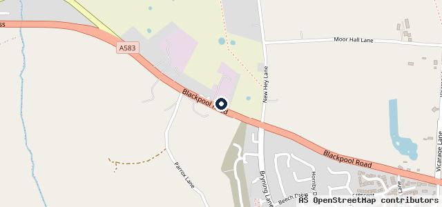 Map showing the location of Newton Car & Van Centre