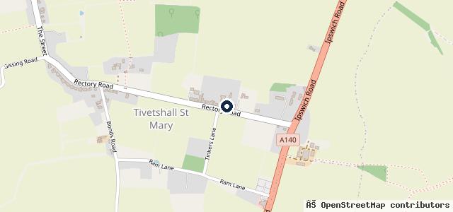 Map showing the location of R C M Vehicle Hire Ltd Within Rectory Road Garage