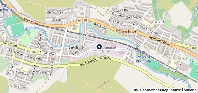 Map showing the location of Steve Jacka Motors