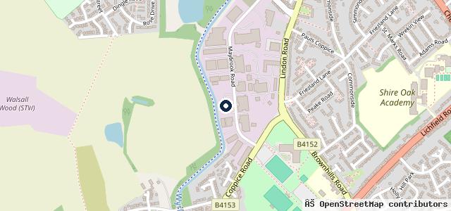Map showing the location of Maybrook Motor Services Ltd