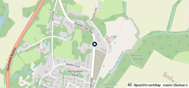 Map showing the location of Sussex 4 Wheel Drive
