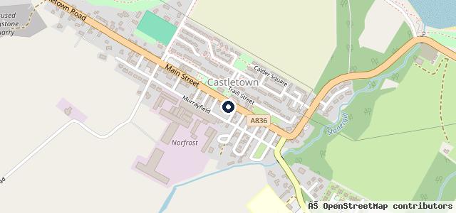 Map showing the location of A & L Motors