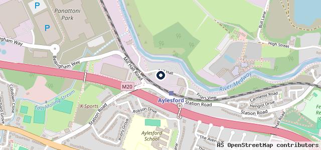 Map showing the location of A and J Motorcycles and Cars: MOTs for Motorcycles, Cars & Vans in Aylesford