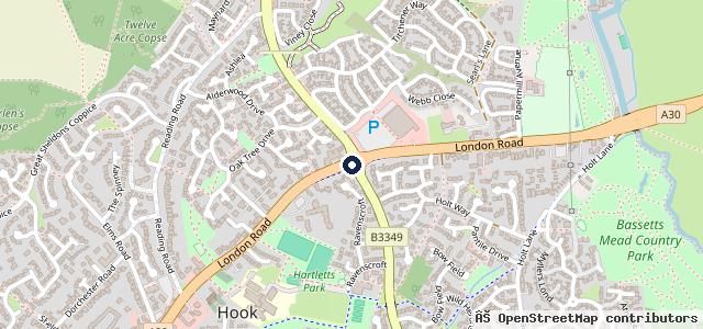 Map showing the location of A S Bone & Sons