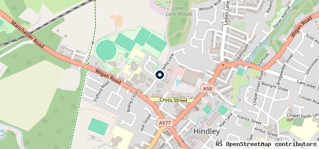 Map showing the location of Allied Vehicle Services