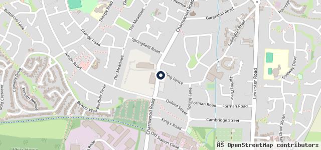 Map showing the location of Auto Repairs Shepshed