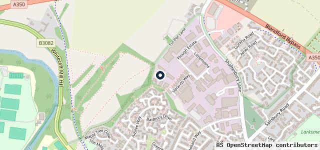 Map showing the location of Bosch Car Service - Autotechnics Blandford